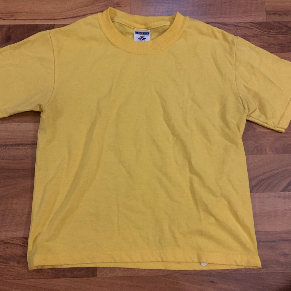 Plain yellow shirt